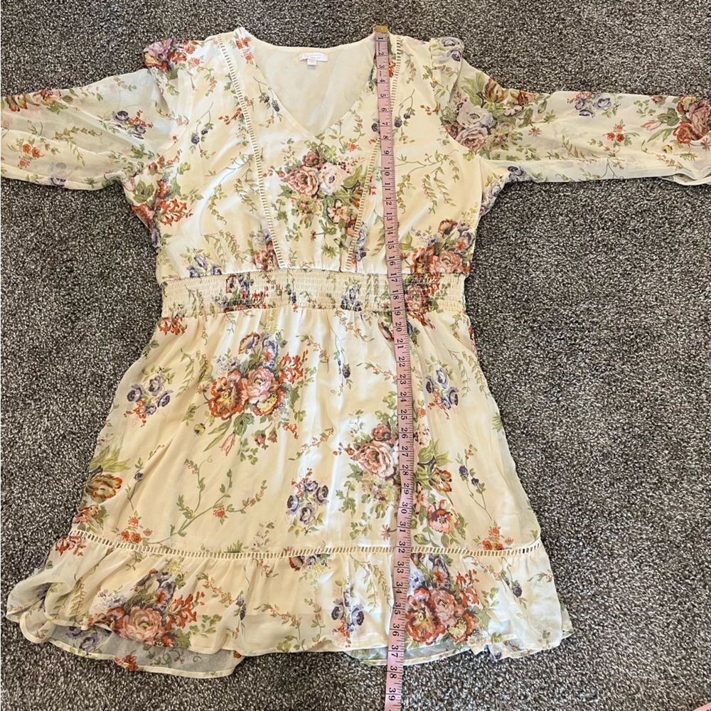 LC Lauren Conrad Floral Long Sleeve Dress XXL - Picture 13 of 13